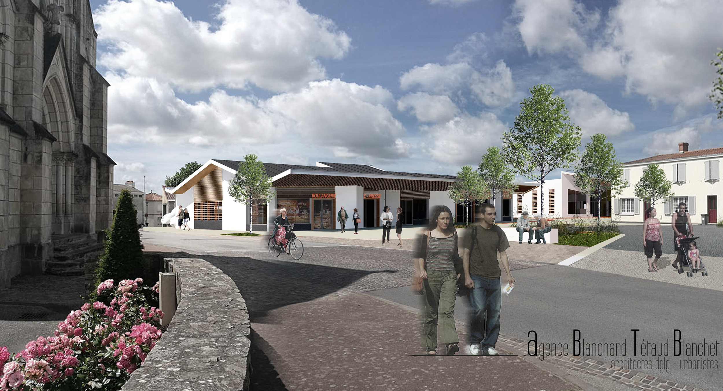 Construction d'un pôle socio-culturel et d'un pôle commercial