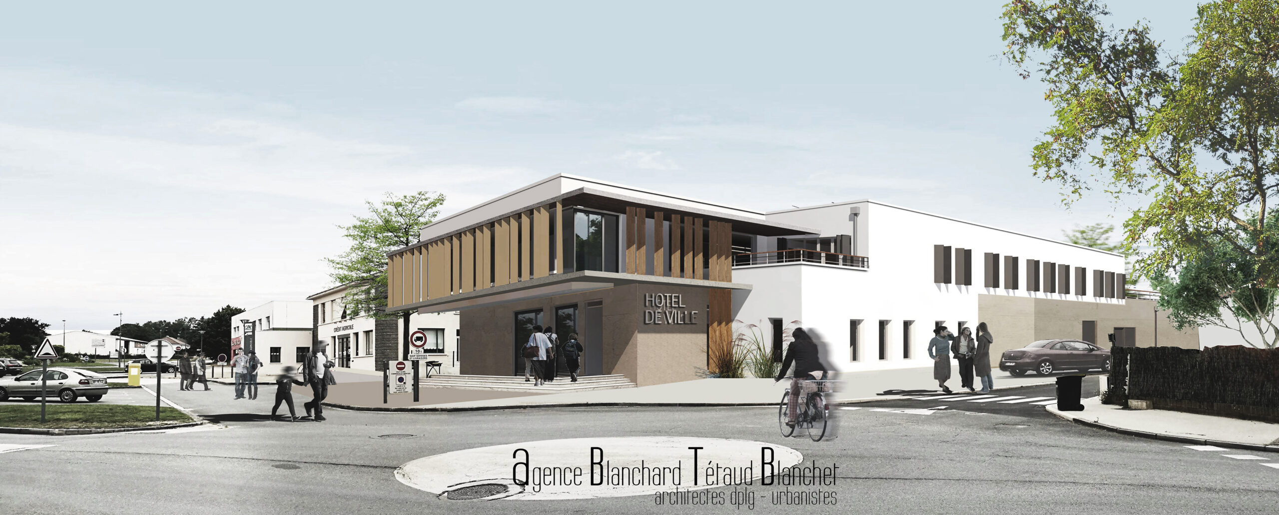 Perspective mairie