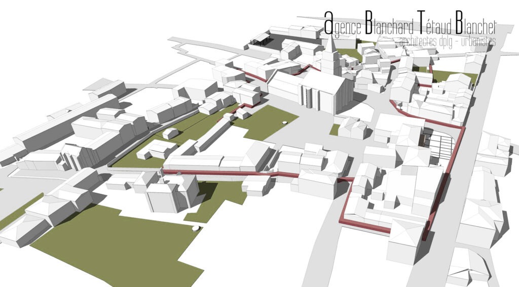 MAQUETTE D'ETUDE URBANISME